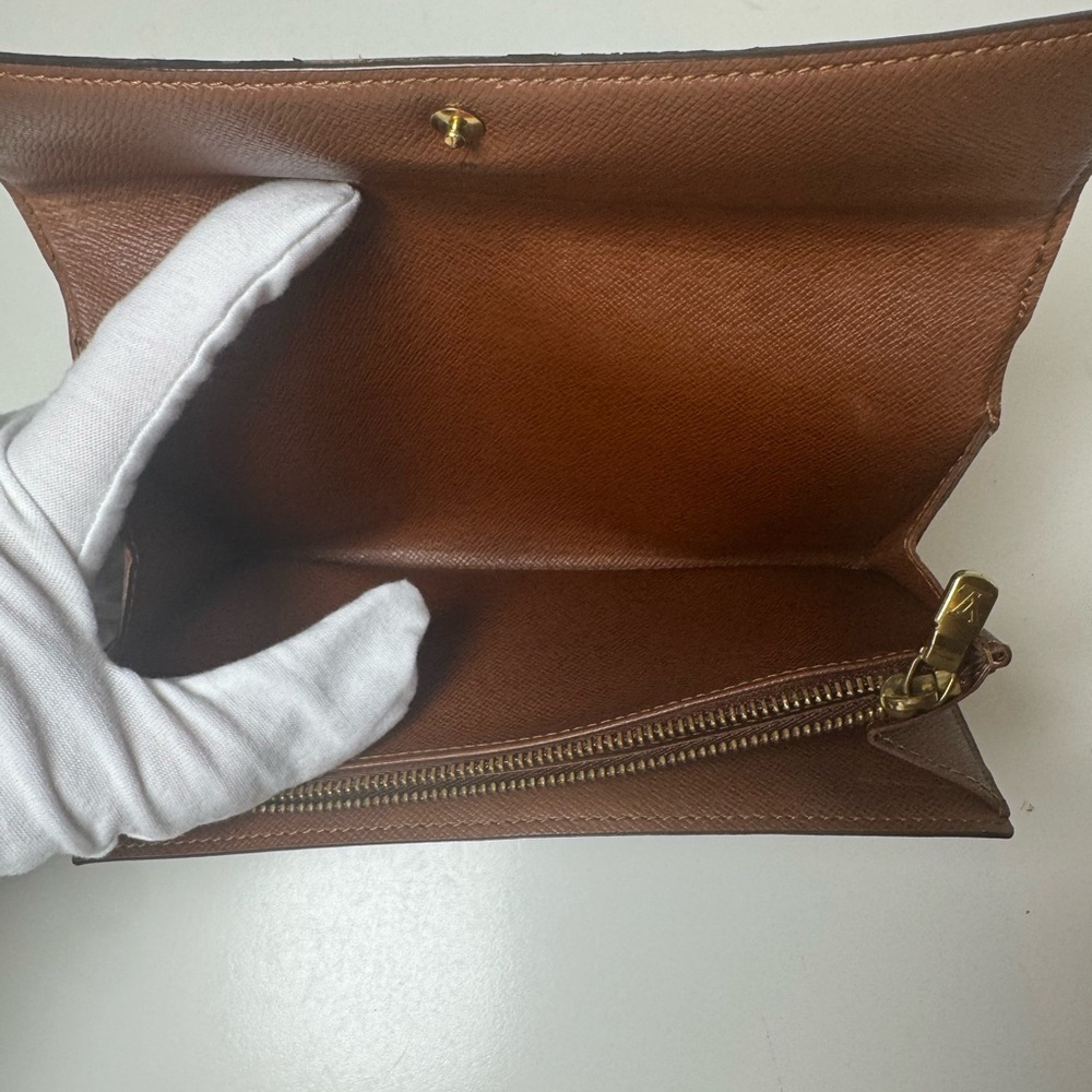 Louis Vuitton Monogram Coated Canvas Continental Wallet COA - Picture 12 of 16